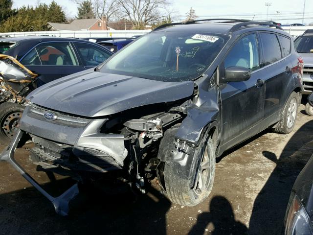 1FMCU0GX0EUC42576 - 2014 FORD ESCAPE SE GRAY photo 2