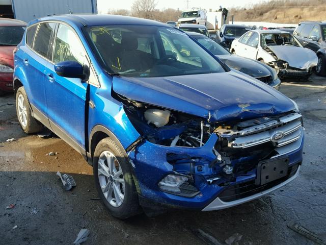 1FMCU0GD2HUC93359 - 2017 FORD ESCAPE SE BLUE photo 1