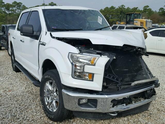 1FTEW1EF4GKF03410 - 2016 FORD F150 SUPER WHITE photo 1