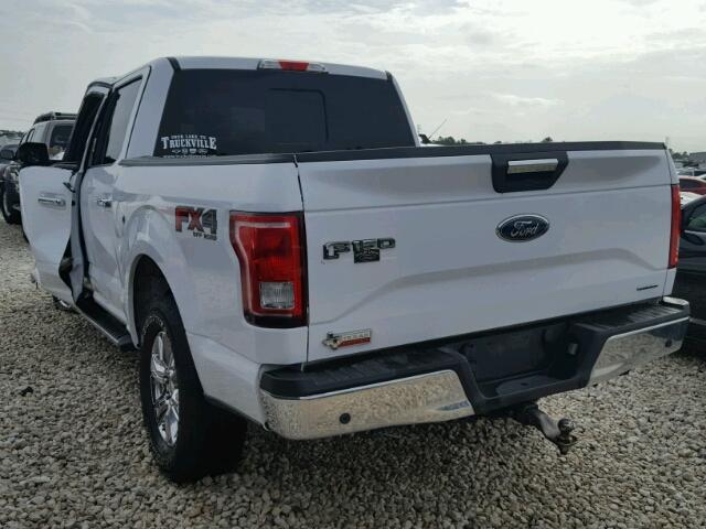 1FTEW1EF4GKF03410 - 2016 FORD F150 SUPER WHITE photo 3