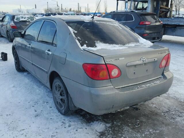 2T1BR32E13C733225 - 2003 TOYOTA COROLLA CE GRAY photo 3