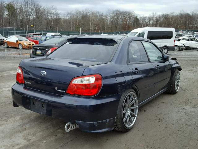 JF1GD676X6H518052 - 2006 SUBARU IMPREZA 2. BLUE photo 4