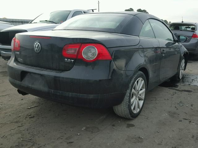 WVWBA7AH0BV002033 - 2011 VOLKSWAGEN EOS KOMFOR BLACK photo 4