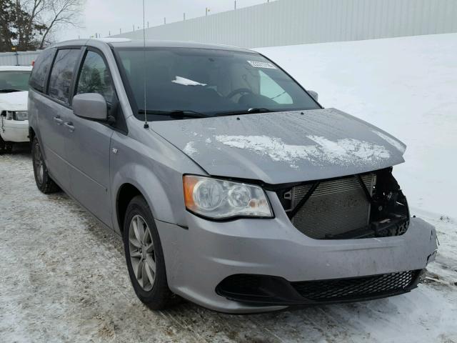 2C4RDGBG8ER227254 - 2014 DODGE GRAND CARA SILVER photo 1