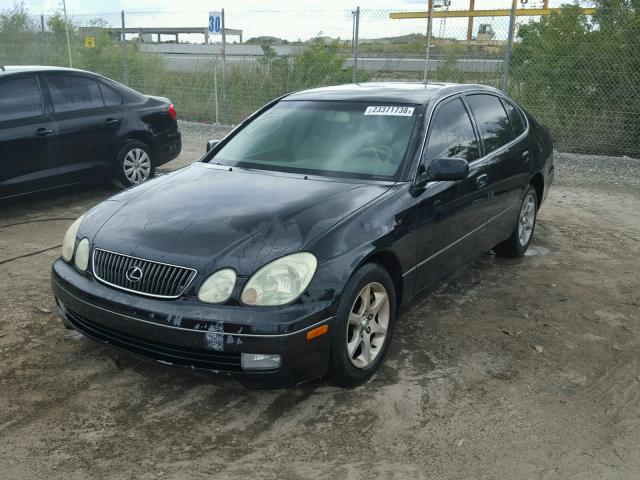 JT8BD69S820157586 - 2002 LEXUS GS 300 BLACK photo 2