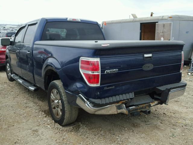 1FTPW12V79FA36595 - 2009 FORD F150 SUPER BLUE photo 3