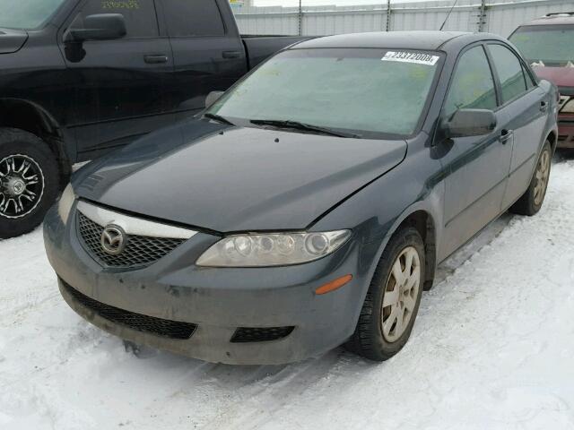 1YVFP80C855M65323 - 2005 MAZDA 6 I GRAY photo 2