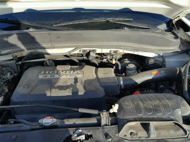 2HJYK16516H569882 - 2006 HONDA RIDGELINE WHITE photo 7