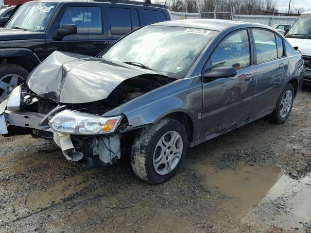 1G8AJ52F95Z178132 - 2005 SATURN ION LEVEL CHARCOAL photo 2