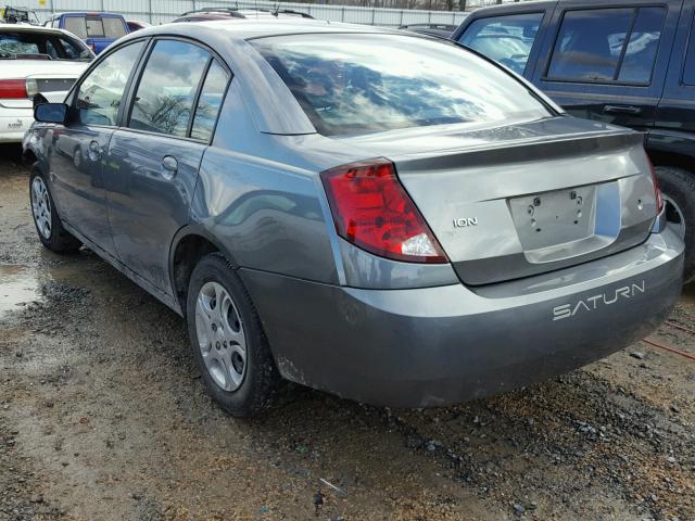 1G8AJ52F95Z178132 - 2005 SATURN ION LEVEL CHARCOAL photo 3