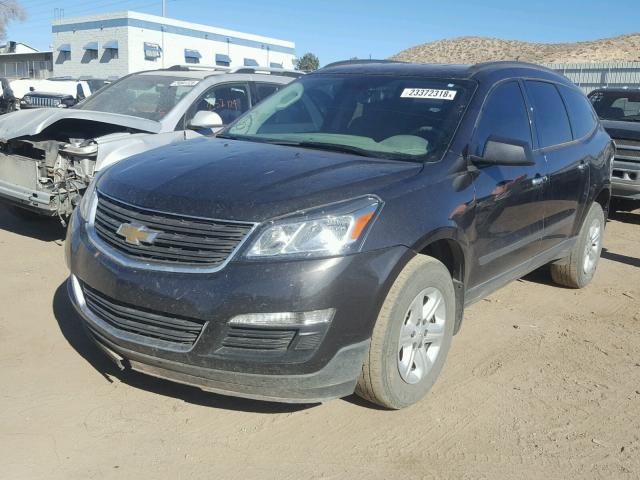 1GNKRFED4FJ278651 - 2015 CHEVROLET TRAVERSE L CHARCOAL photo 2