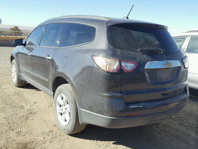 1GNKRFED4FJ278651 - 2015 CHEVROLET TRAVERSE L CHARCOAL photo 3