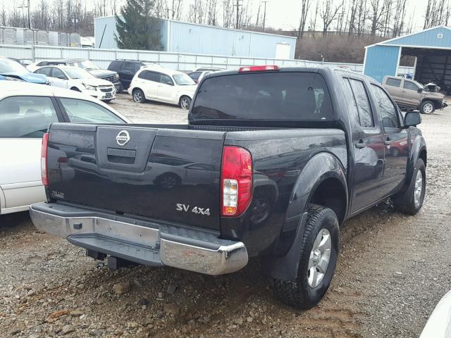 1N6AD0EV1CC465688 - 2012 NISSAN FRONTIER S BLACK photo 4