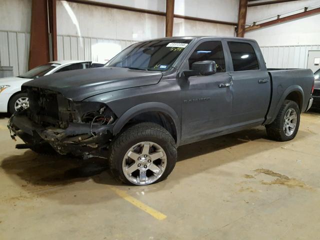 1D7RB1CT7BS586898 - 2011 DODGE RAM 1500 BLACK photo 2