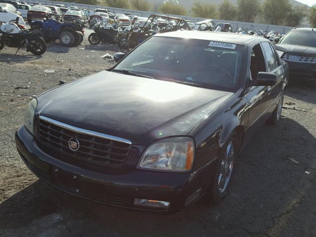 1G6KF57975U106599 - 2005 CADILLAC DEVILLE DT CHARCOAL photo 2