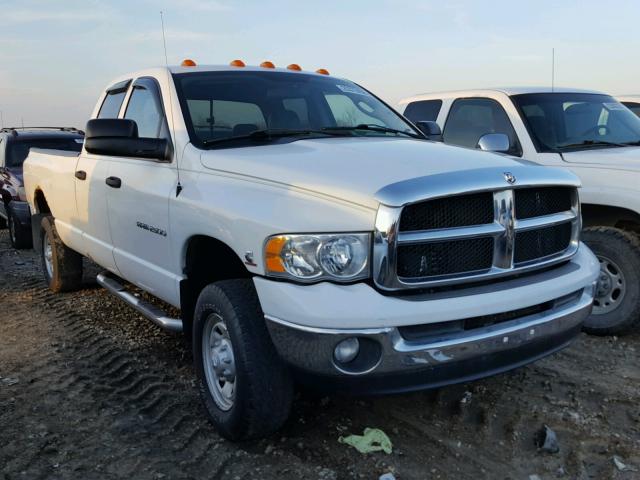 3D7KU28C74G150721 - 2004 DODGE RAM 2500 S WHITE photo 1