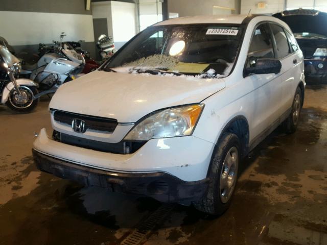 JHLRE38377C044064 - 2007 HONDA CR-V LX WHITE photo 2