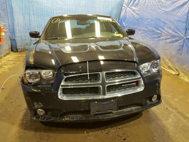 2C3CDXDT7EH296334 - 2014 DODGE CHARGER R/ BLACK photo 9