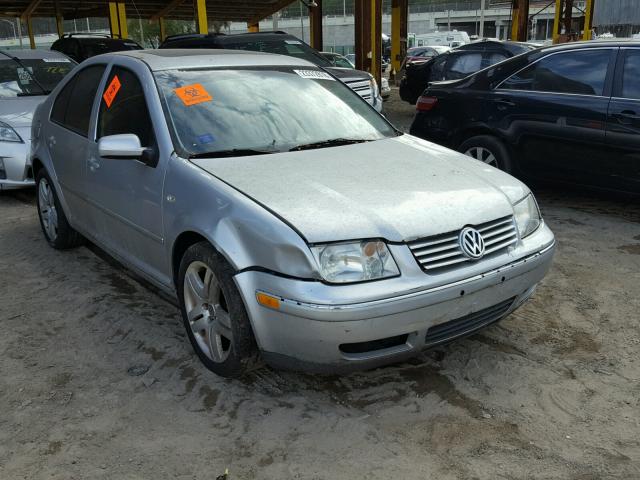 3VWSE69M44M099165 - 2004 VOLKSWAGEN JETTA GLS SILVER photo 1