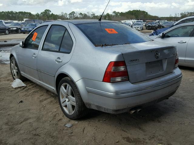 3VWSE69M44M099165 - 2004 VOLKSWAGEN JETTA GLS SILVER photo 3