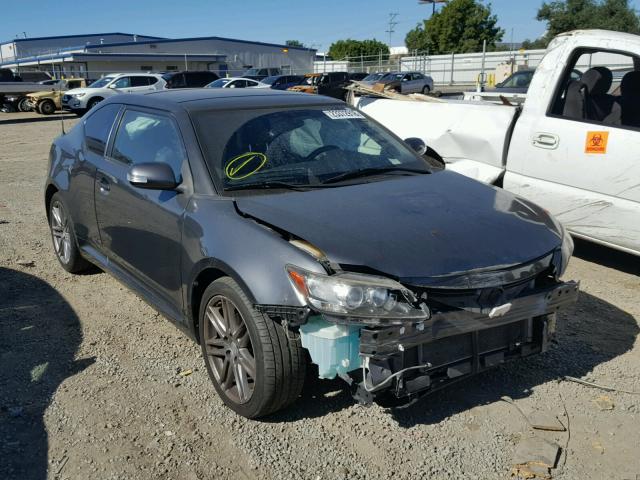 JTKJF5C72B3010757 - 2011 TOYOTA SCION TC GRAY photo 1