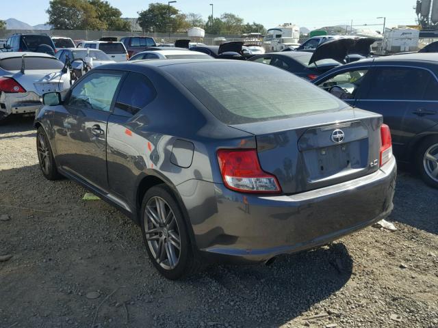 JTKJF5C72B3010757 - 2011 TOYOTA SCION TC GRAY photo 3