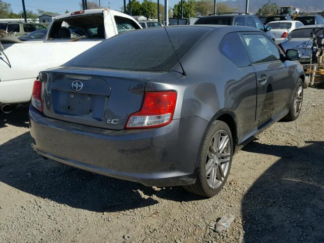 JTKJF5C72B3010757 - 2011 TOYOTA SCION TC GRAY photo 4