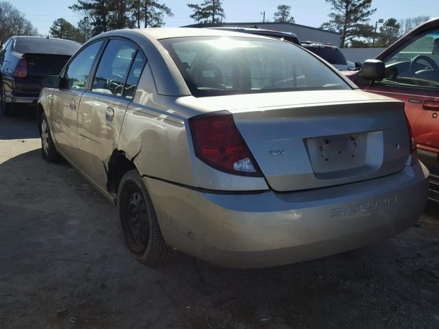 1G8AJ52F84Z184678 - 2004 SATURN ION LEVEL GOLD photo 3
