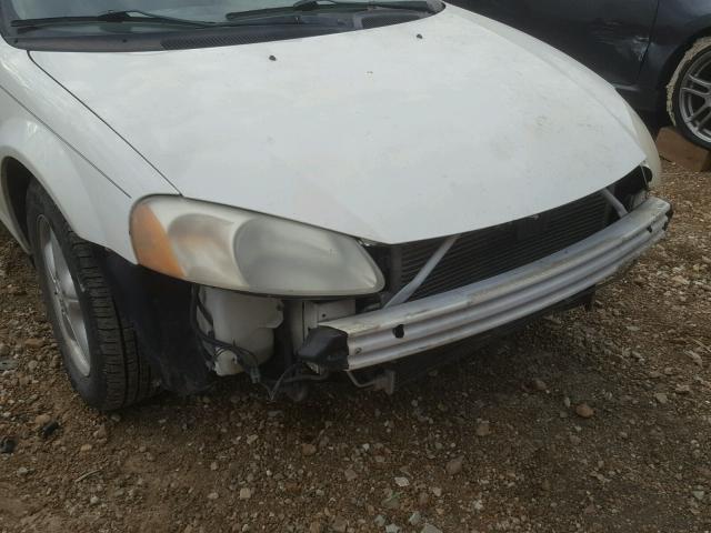 1B3EL36R14N151184 - 2004 DODGE STRATUS SE WHITE photo 9