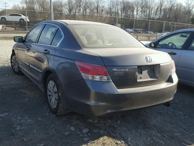 1HGCP2F39AA080997 - 2010 HONDA ACCORD LX GRAY photo 3