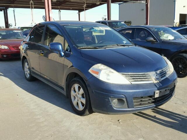 3N1BC11E67L399187 - 2007 NISSAN VERSA S BLUE photo 1