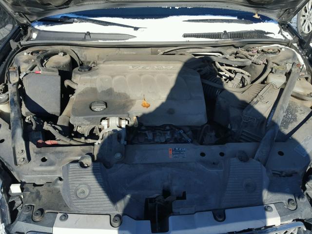 2G1WG5E34C1309655 - 2012 CHEVROLET IMPALA LT BLACK photo 7