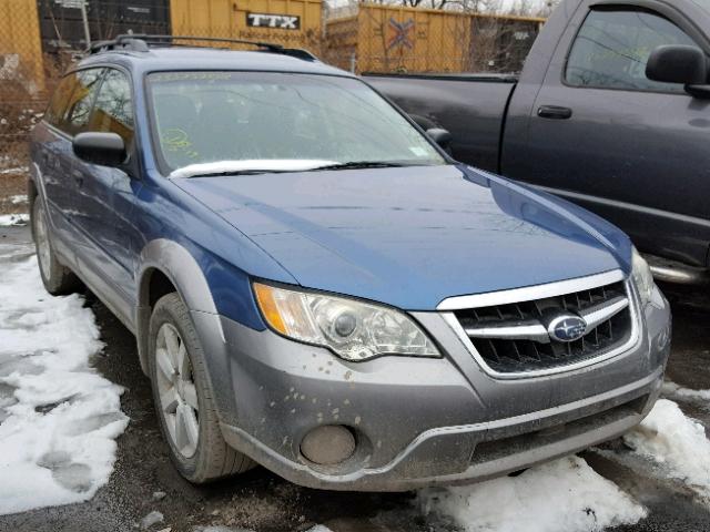 4S4BP61C387321660 - 2008 SUBARU OUTBACK 2. BLUE photo 1