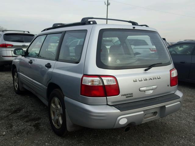 JF1SF65602H726880 - 2002 SUBARU FORESTER S 银色 照片 3