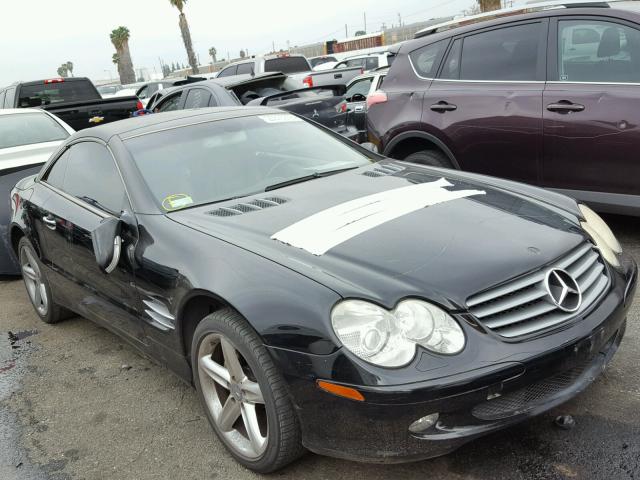 WDBSK75F04F072407 - 2004 MERCEDES-BENZ SL 500 BLACK photo 1