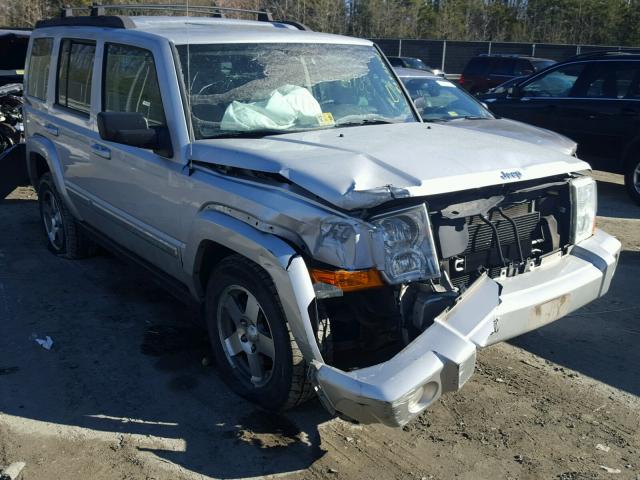 1J4RG4GK6AC146866 - 2010 JEEP COMMANDER SILVER photo 1