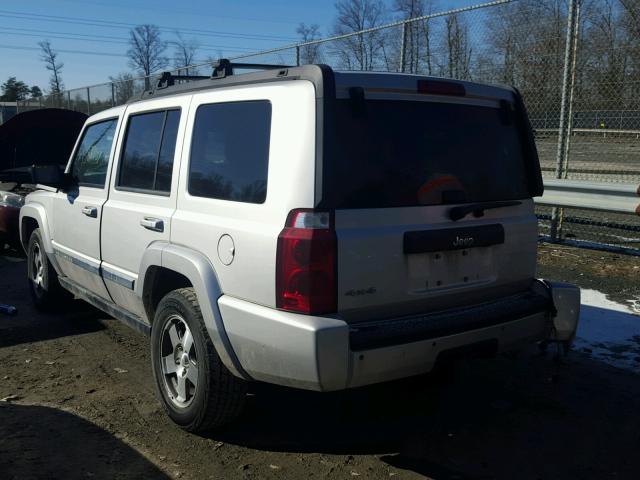 1J4RG4GK6AC146866 - 2010 JEEP COMMANDER SILVER photo 3