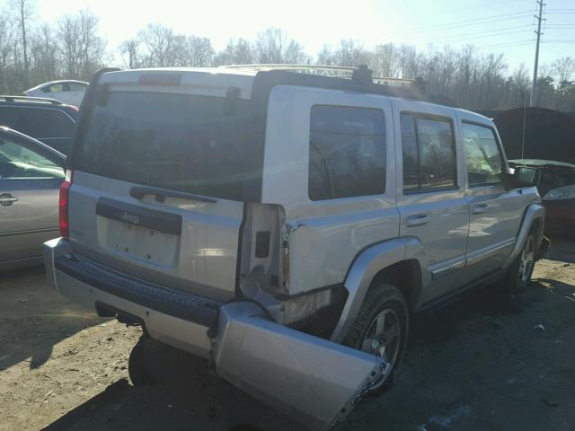 1J4RG4GK6AC146866 - 2010 JEEP COMMANDER SILVER photo 4