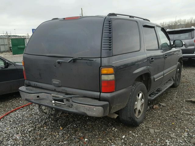 1GNEC13ZX4J121669 - 2004 CHEVROLET TAHOE C150 BLACK photo 4