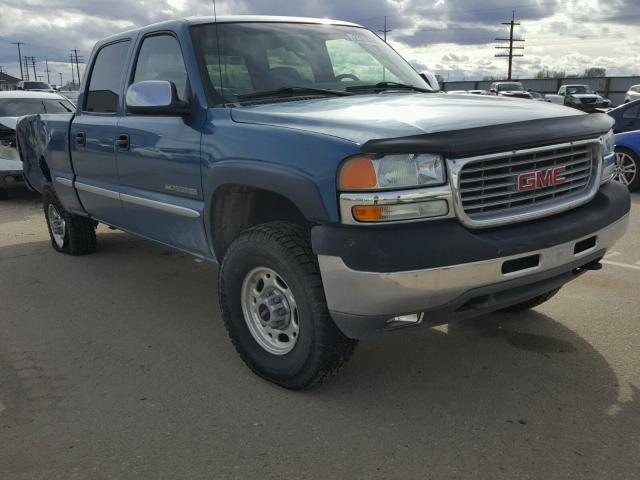 1GTHK23U72F220047 - 2002 GMC SIERRA K25 BLUE photo 1