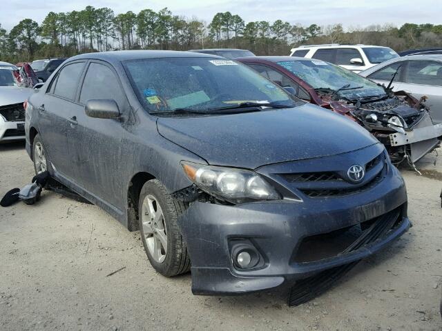 2T1BU4EE4BC575140 - 2011 TOYOTA COROLLA BA BLUE photo 1