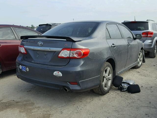 2T1BU4EE4BC575140 - 2011 TOYOTA COROLLA BA BLUE photo 4