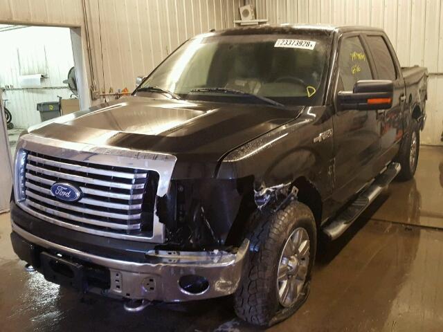 1FTFW1EV1AFB17989 - 2010 FORD F150 SUPER BLACK photo 2