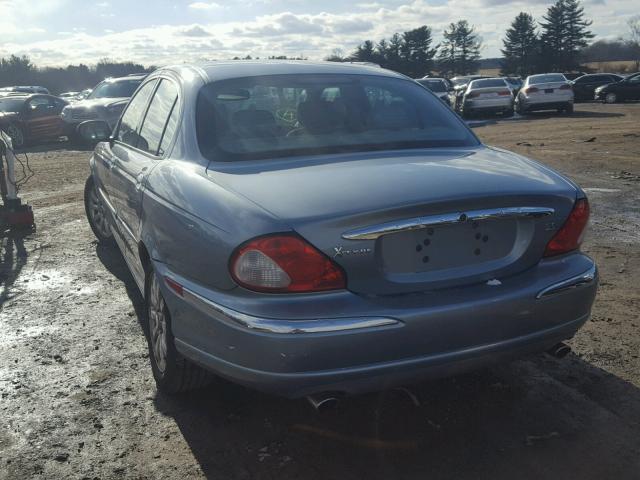 SAJEA51DX3XD13218 - 2003 JAGUAR X-TYPE 2.5 BLUE photo 3