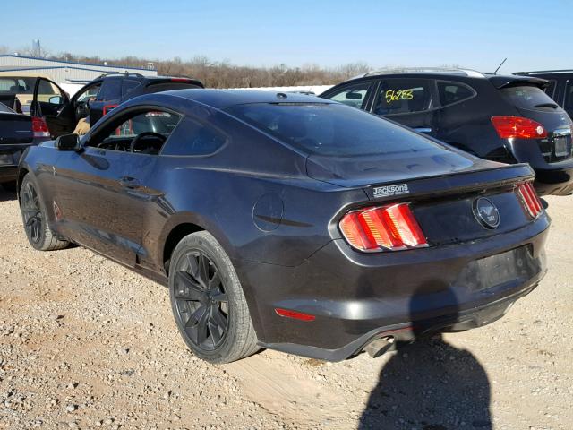 1FA6P8THXF5391651 - 2015 FORD MUSTANG GRAY photo 3