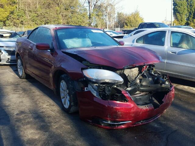 1C3BCBEB0EN158293 - 2014 CHRYSLER 200 TOURIN RED photo 1