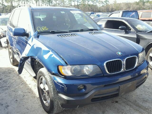 WBAFA53531LP22247 - 2001 BMW X5 3.0I BLUE photo 1