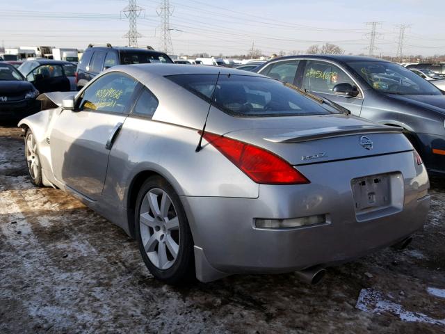 JN1AZ34E94M154287 - 2004 NISSAN 350Z COUPE SILVER photo 3