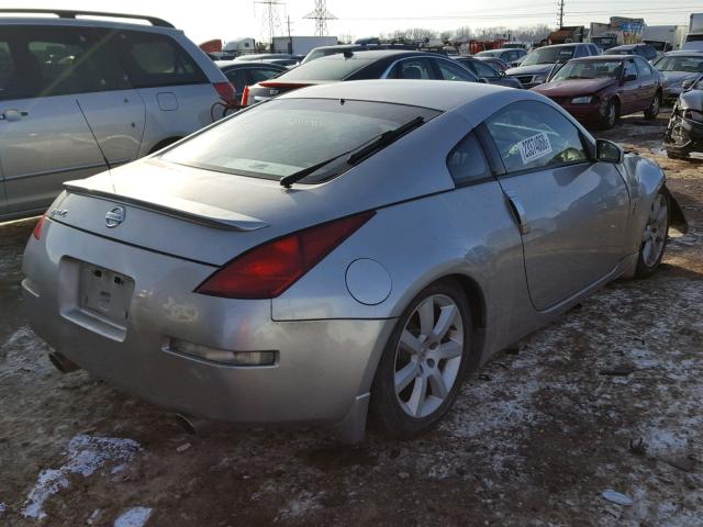 JN1AZ34E94M154287 - 2004 NISSAN 350Z COUPE SILVER photo 4