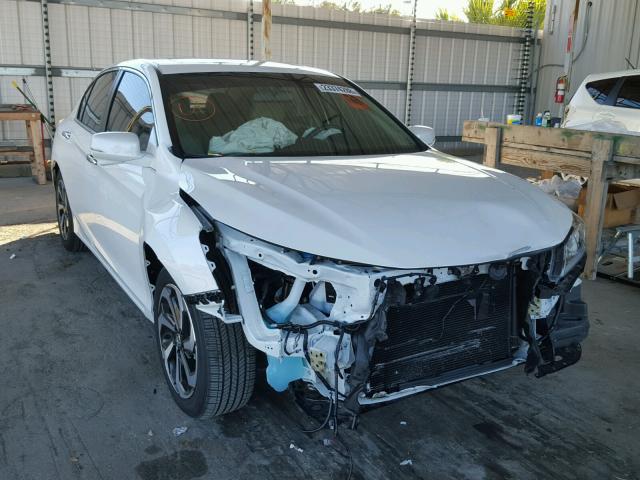 1HGCR2F71GA242806 - 2016 HONDA ACCORD EX WHITE photo 1